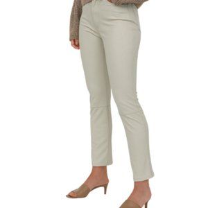 5/$35 H&M Light Taupe Faux Leather Pants - 4 - NEW